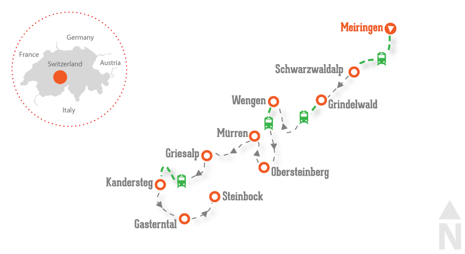 Private Guided Bernese Oberland Traverse | Alpinehikers