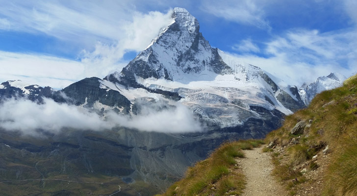 Matterhorn region from Hohbalmen trail