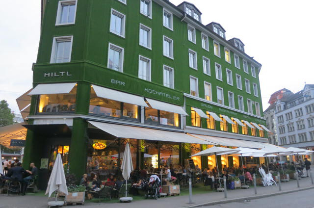 World's first vegetarian restaurant, Zurich, Switzerland