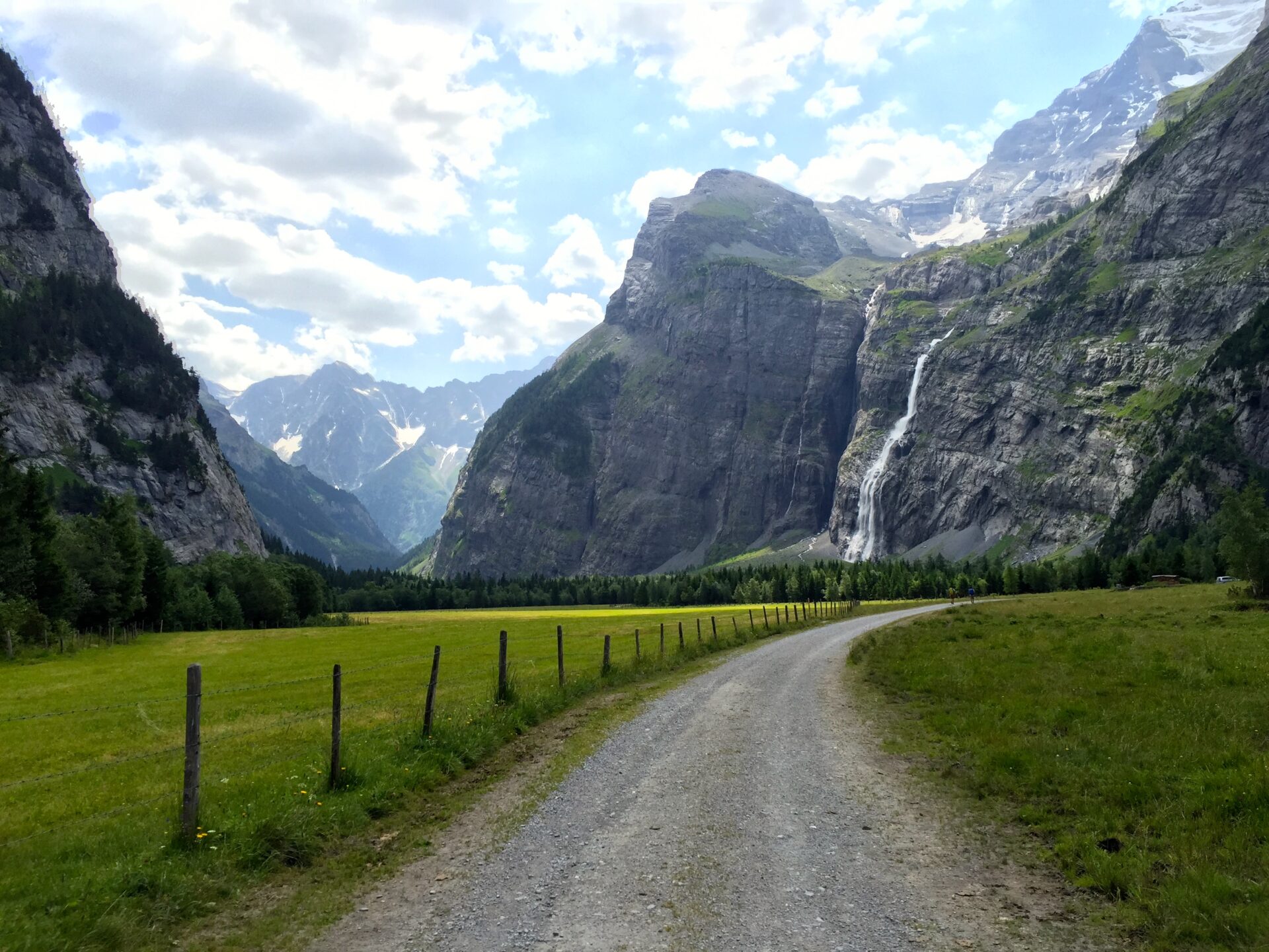 Lauterbrunnen Valley in the Swiss Alps 