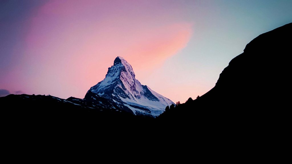 Matterhorn sunset Swiss Alps