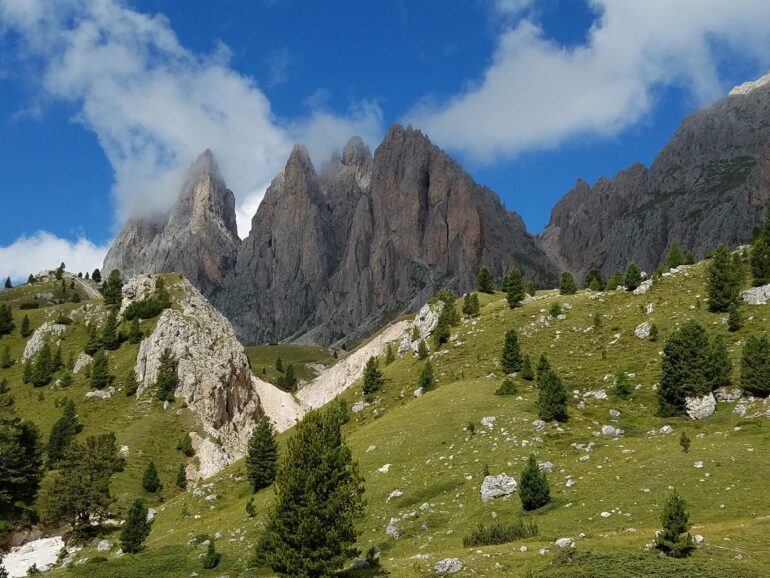 Seceda meadows Dolomites Italy
