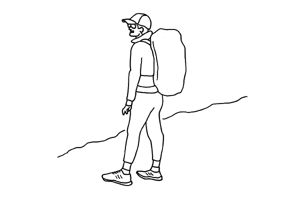 Hiker Illustration